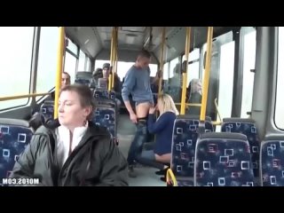 extreme sex in the bus with passengers [2021,milf,all sex,blonde,tits job,big tits,big areolas,big naturals,blowjob]
